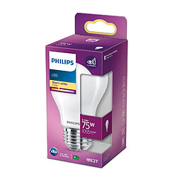 Avis Ampoule LED standard E27 PHILIPS dépolie 75W