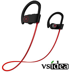 GUPBOO Casque Bluetooth sport IPX7 casque sans fil étanche avec micro casque intra-auriculaire stéréo casque antibruit