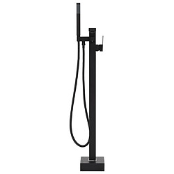 Avis Helloshop26 Robinet de baignoire salle de bain sur pied acier inoxydable 90 cm noir 02_0003480