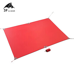 Universal Extérieur 20D bâche de tente revêtue de silicone 210x150cm extérieur plage camping étanche protecteur solaire(Rouge)