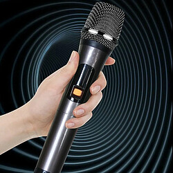 Microphone Sans Fil S22 Uhf Usb 3.5Mm 6.35Mm 1 À 2 Micro Portable Pour Discours De Réunion Karaoké pas cher