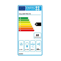 Hotte standard Teka DBP70PRO 70 cm 613 m3/h 68 dB 236W