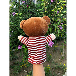 Avis Universal Dessin animé mignon en peluche ours animal hand marionnette intention augmenter les mains sur les capacités