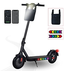 YOMME MOBILITÉ Trottinette Électrique Pliant Fw-H10m, Pneus 10 Pouces, Moteur 350 W, Batterie 36 V 7.8 Ah, Vitesse Max 30 Km/H, Portée De 22 À 30 Km, Sac Et Autocollants Réfléchissants offerts