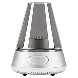 Enceinte bluetooth sans fil rechargeable avec porte bougie silver - nordiclightpros - KOODUU 