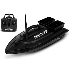 TRAPTEC FBB5200 Bateau amorceur télécommandé avec 2 réservoirs à appâts et mode nuit