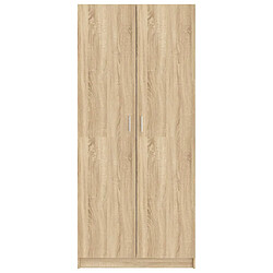 Acheter vidaXL Garde-robe Chêne sonoma 80x52x180 cm Bois d’ingénierie