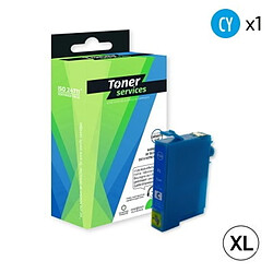 TONER SERVICES Compatible Epson T1302 Cartouche d'encre cyan XL (Cerf)