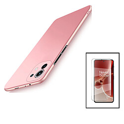 PHONECARE Kit Film Hydrogel Full Cover Avant + Coque SlimShield pour Xiaomi Redmi Note 12 4G - Rose