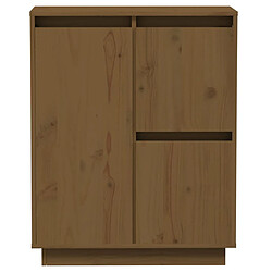 Acheter vidaXL Buffet Marron miel 60x34x75 cm Bois massif de pin