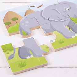 Avis Bigjigs Toys 3 Puzzles Safari en Bois 3