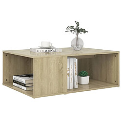 Acheter vidaXL Table basse chêne sonoma 90x67x33 cm bois d'ingénierie