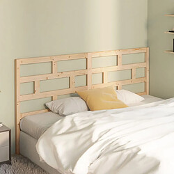 Avis Maison Chic Tête de lit scandinave pour lit adulte,Meuble de chambre 186x4x100 cm Bois massif de pin -MN61386