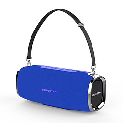 Wewoo Enceinte Bluetooth étanche bleu Mini Portable Sans Fil Haut-Parleur, Micro Intégré, Soutien AUX / Main Appel Gratuit / FM / TF