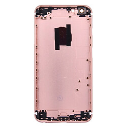 Avis Wewoo Pour iPhone 6s Plus couverture or rose arrière + porte-cartes + touche de contrôle du volume + bouton d'alimentation + de vibreur interrupteur muet couvercle du boîtier Assemblée complète pièce détachée 5 en 1