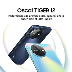 OSCAL TIGER 12 Smartphone Bleu- 6.78" dual sim 4G 8Go 128Go 5000mAh Android 13 BLACKVIEW (198g)