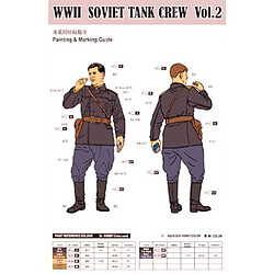 Trumpeter Figurine Mignature Soviet Tank Crew Vol. 2