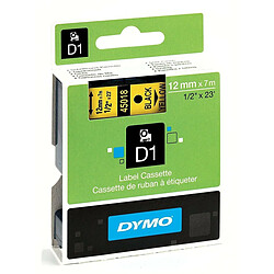 Ruban Laminé pour Etiqueteuses Dymo D1 45018 LabelManager™ Jaune 12 mm Noir (5 Unités)