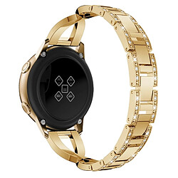 Acheter Wewoo Bracelet de montre en acier inoxydable forme X avec pour la Galaxy active 20 mm (or)