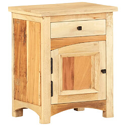 vidaXL Table de chevet 40 x 30 x 50 cm Bois de récupération massif