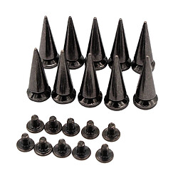 40x 10x25mm Grand Cône D'arbre Pointes Punk Rivets Vis Pointes Pour Artisanat DIY