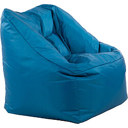 Jardindeco Fauteuil intérieur extérieur 70 x 60 x 80 cm Marco bleu canard.