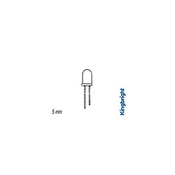 Perel Phototransistor transparent 5mm 940nm