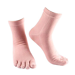 1 Paire De Chaussettes Confortables Cinq Orteils En Coton Chaussettes à Chaussettes En Coton Unisexe