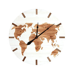 Aubry Gaspard Horloge mappemonde en bois