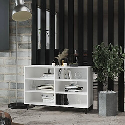 Maison Chic Buffet,Meuble de Rangement,commode pour salon,Cuisine Blanc 103,5x35x70 cm Aggloméré -MN46234