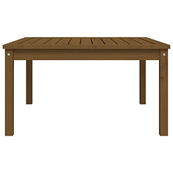 Acheter vidaXL Table de jardin marron miel 82,5x82,5x45 cm bois massif de pin