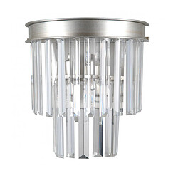 Luminaire Center Applique murale en cristal Verdes argent