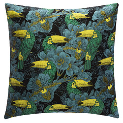 Feeric Lights And Christmas Coussin jacquard design toucan Jungle électro - L. 40 x l. 40 cm - Noir Féérie Lights & Christmas - Coussin jacquard design toucan Jungle électro - L. 40 x l. 40 cm - Noir - Tropical