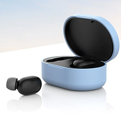 Wewoo Coque Étui de protection en silicone pour Xiaomi Redmi AirDots bleu ciel