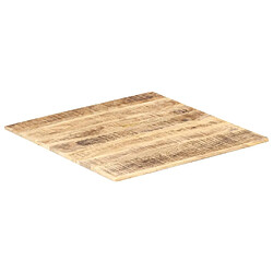 vidaXL Dessus de table Bois de manguier solide 15-16 mm 60x60 cm 