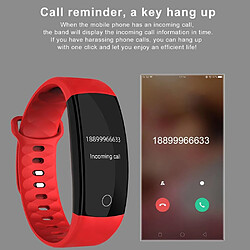 Avis Yonis Bracelet Connecté IP67 Suivi Santé Couleur Rouge