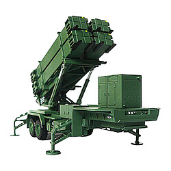 Acheter 1:72 Moulé sous Pression USA PAC-3 Patriot Missile 4D Jouet D'affichage de Modèle de Véhicule Militaire