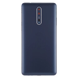 Wewoo Cache arrière de la batterie avec objectif et touches latérales pour Nokia 8 / N8 TA-1012 TA-1004 TA-1052 Bleu