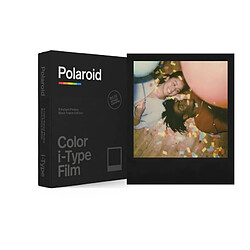 POLAROID - Pack de films instantanes couleur i-Type Black frame Edition - 8 films - ASA 640 - Developpement 10 mn - Cadre Noir