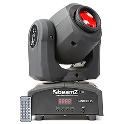 BeamZ Panther 25 Projecteur lyre 25 Spot à LEDs 7 Gobos 7 couleurs télécommande Beamz