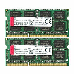 Kingston 16GB 1600MHz DDR3 Non-ECC CL11 SODIMM (Kit of 2) 1.35V (KVR16LS11K2-16) 