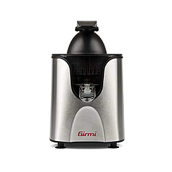 Girmi SR56 Extracteur de Jus Électrique 0.4L 85W 230V Anti-Goutte Acier Inoxydable Noir 