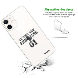 Avis Coque iPhone 12 mini souple transparente Princesse 01 Motif Ecriture Tendance Evetane