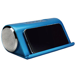 Chrono Haut-parleur Bluetooth, sans fil, 81 dB, subwoofer, portable, SuperBass, adapté aux smartphones, tablettes, ordinateurs(Bleu)