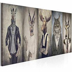 Paris Prix Tableau Imprimé Animal Masks 40 x 120 cm 