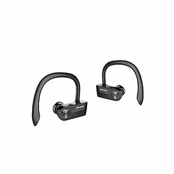 Awei T2 Tws Sports Crochet D'Oreille Bluetooth Casque Sans Fil Étanche Mini Casque Stéréo Séparé Noir 