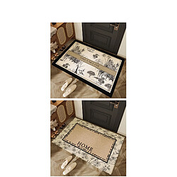 Acheter LUUCOZK Tapis de porte avant antidérapants pour entrée intérieure – Motif 4-100x160cm