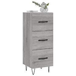 Avis Maison Chic Buffet,Meuble de Rangement,commode pour salon,Cuisine Sonoma gris 34,5x34x90 cm Bois d'ingénierie -MN75306