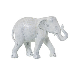 Figurine Décorative Alexandra House Living Blanc Plastique Eléphant 10 x 18 x 24 cm 