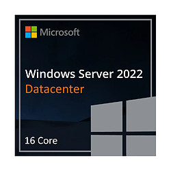 Microsoft Windows Server 2022 Datacenter (16 Core) - Clé licence à télécharger - Livraison rapide 7/7j Logiciel à télécharger (lien de téléchargement officiel et clé d'activation authentique). Livraison ultra rapide !